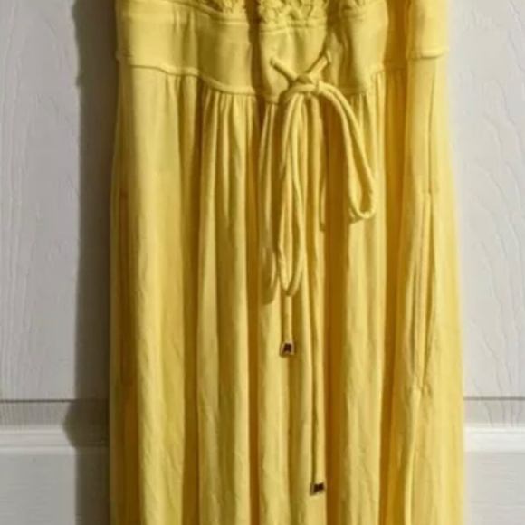 Calvin Klein Dresses Calvin Klein Yellow Maxi Dress 4 Sleeveless